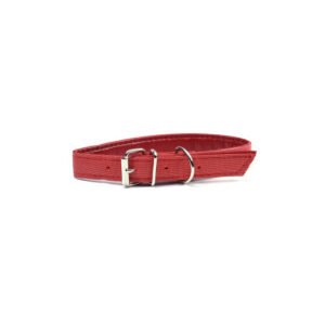 Zgarda caini, roz, ajustabila, 34-43 cm x 2,4 cm