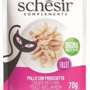Schesir Cat Plic Pui/Sunca In Jelly 85 g