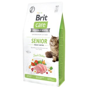 Brit Care Cat GF Senior Weight Control 7 kg