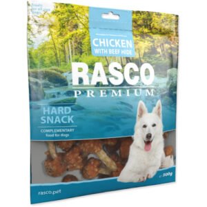 Recompense pentru caini Rasco Ciocanele Pui 500 gr