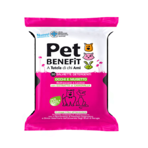 Servetele umede pentru ochi si bot Pet Benefit 30 bucati