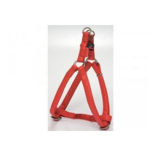 Ham ajustabil, rosu, din piele, 50-75 cm x 20 mm