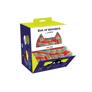20602899 WONDERS Display box Cat Toy Rainbow ball - 90 pcs