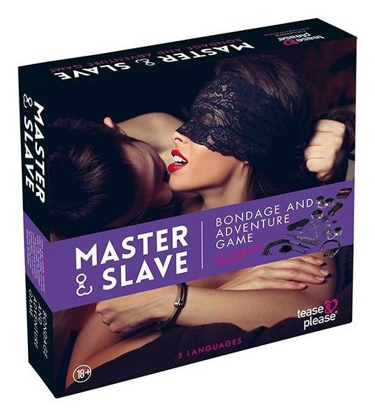 Master & Slave Bondage Game – Joc erotic BDSM cu accesorii si carti tematice