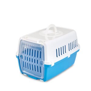 Savic Cusca Transport Zephos 1 Alb/Albastru Cu Usa De Plastic