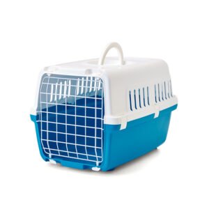 Savic Cusca Transport Zephos 1 Alb/Albastru Cu Usa De Metal