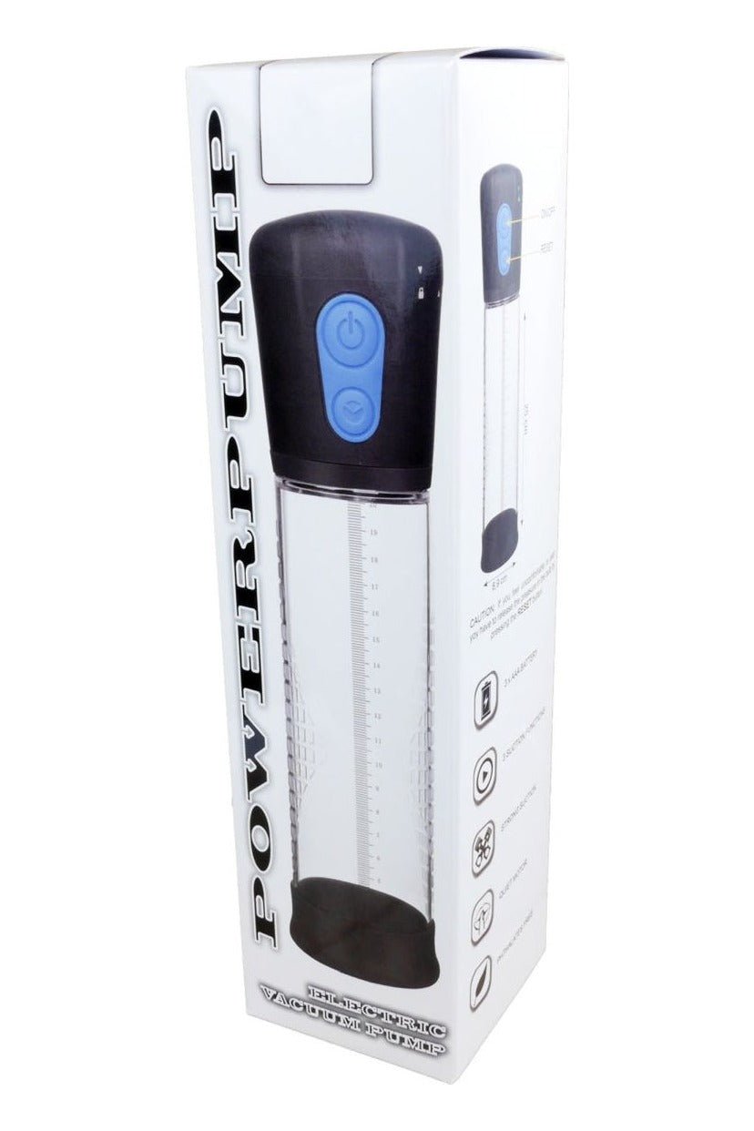 Pompă pentru penis Powerpump Electric Vacuum, automată, 3 moduri de sucțiune – mărire temporară de volum - imagine 2