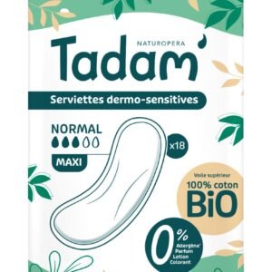 Absorbante BIO hipoalergenice Maxi Normal, 18 bucati, Tadam