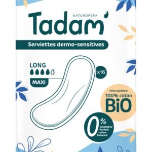 Absorbante BIO hipoalergenice Maxi Long, 16 bucati, Tadam