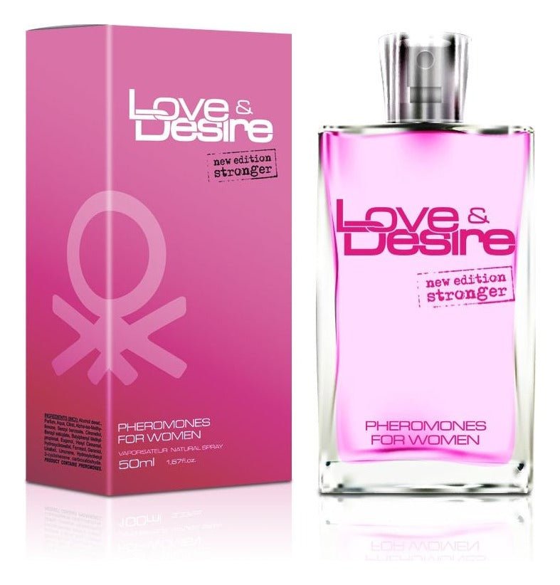 Parfum natural cu feromoni Love & Desire, pentru femei, 50 ml