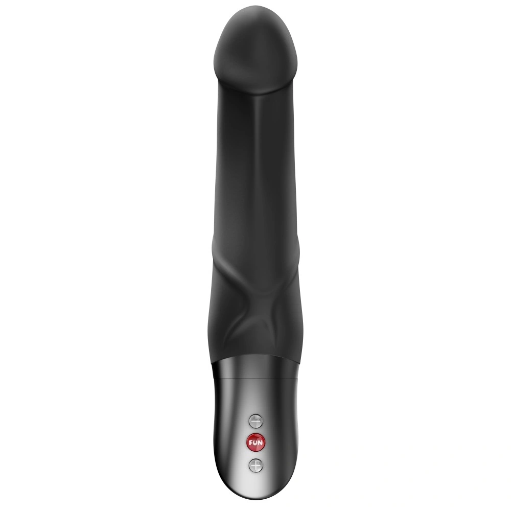 Vibrator Fun Factory Mr. Boss, 6 Moduri Vibratii, Silicon, Negru, 20.2 cm