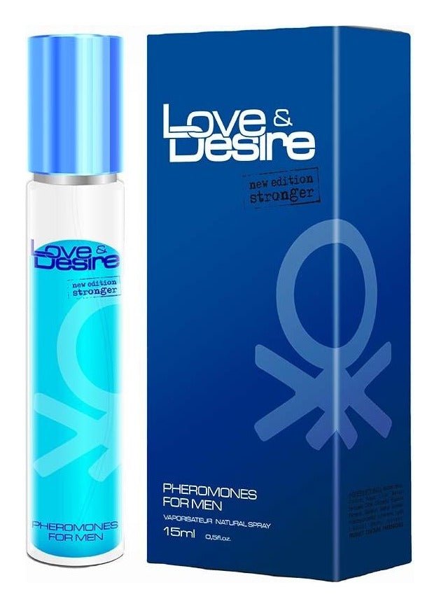 Parfum natural cu feromoni Love & Desire, pentru barbati, 15 ml
