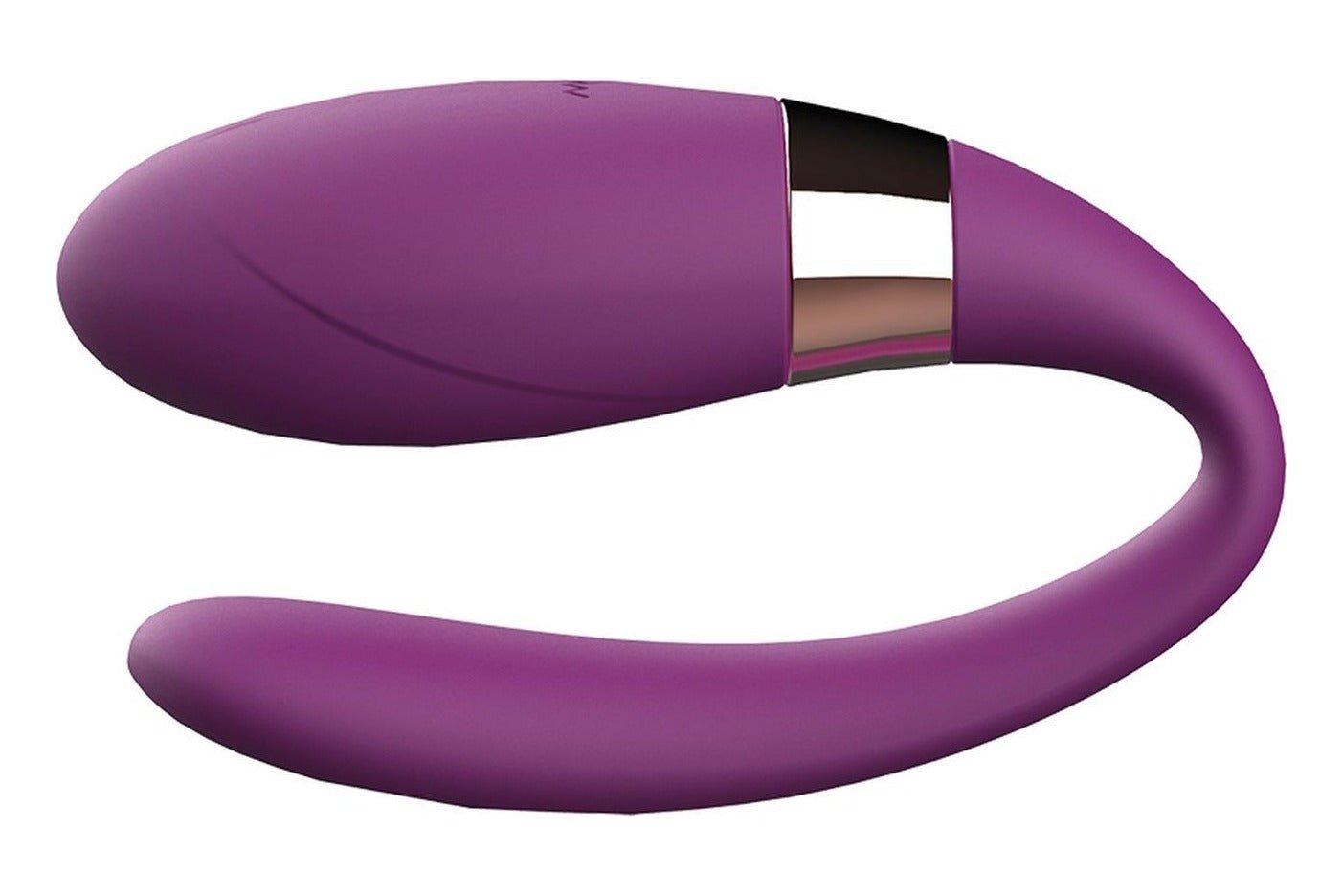 Vibrator pentru cuplu V-Vibe cu 7 moduri de vibratii, telecomanda wireless si incarcare USB, silentios, silicon premium, mov - imagine 4
