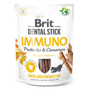 Brit Dental Stick Immuno with Probiotics & Cinnamon 7 buc