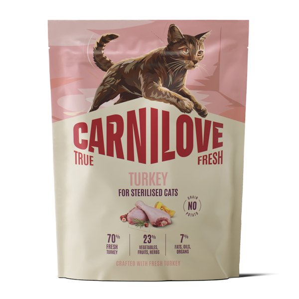Carnilove True Fresh Cat Dry Turkey Sterilised Adult All Breeds 400 g