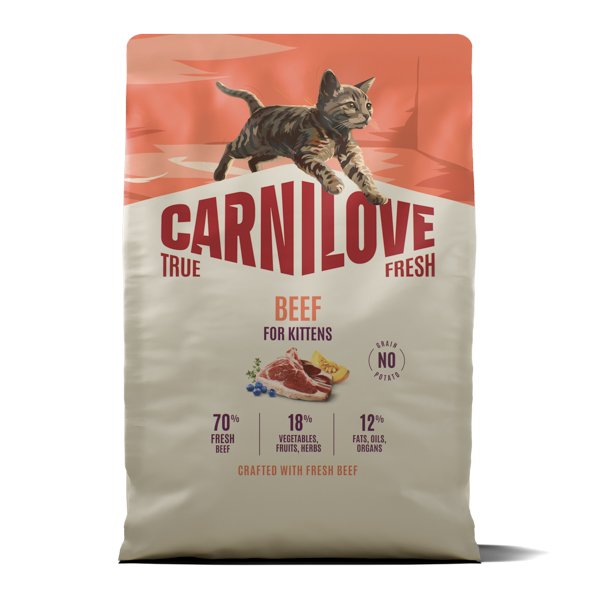 Carnilove True Fresh Cat Dry Beef Kittens 2 kg