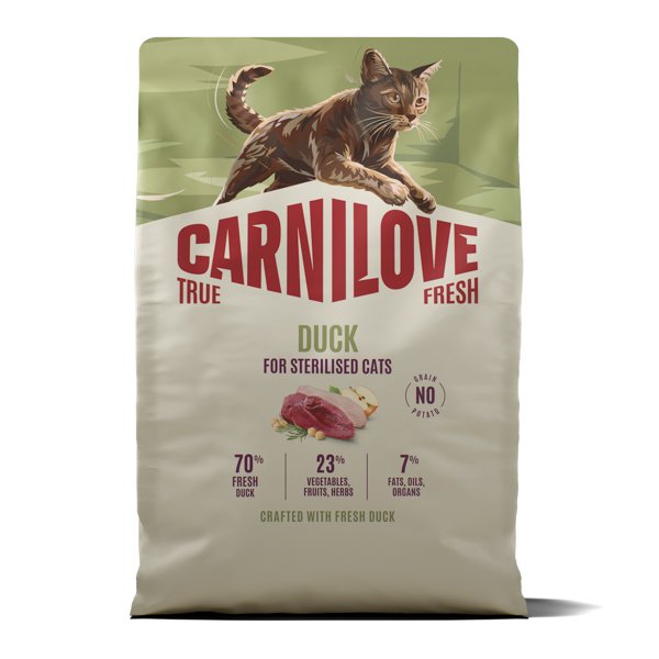 Carnilove True Fresh Cat Dry Duck Sterilised Adult All Breeds 2 kg