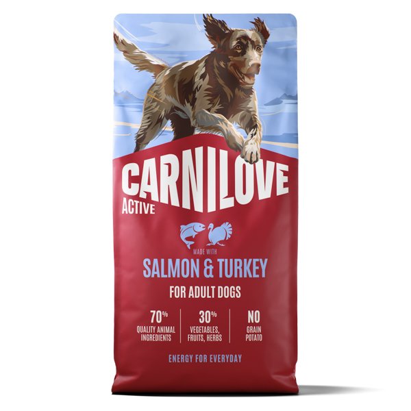 Carnilove Active Dog Dry Salmon & Turkey Adult All Breeds 12 kg