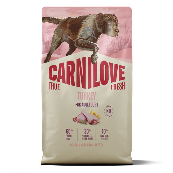 Carnilove True Fresh Dog Dry Turkey Adult All Breeds 4 kg