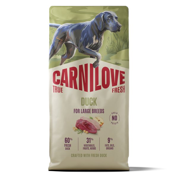 Carnilove True Fresh Dog Dry Duck Adult Large Breeds 12 kg