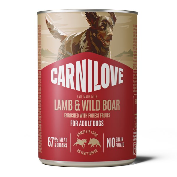 Carnilove Dog Can Pate Lamb & Wild Boar 400 g
