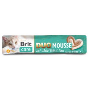 Brit Care Cat Creamy Duo Mousse with White Fish and Tuna 4x14 g