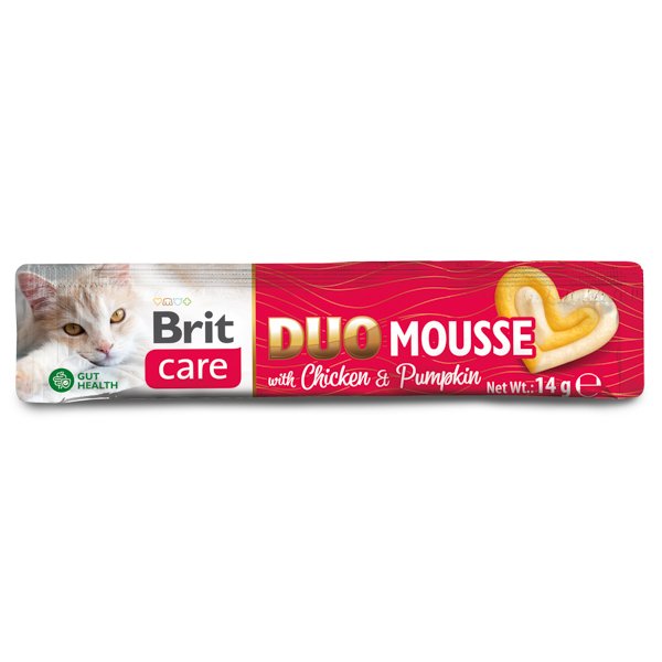 Brit Care Cat Creamy Duo Mousse with Chicken and Pumpkin 4x14 g