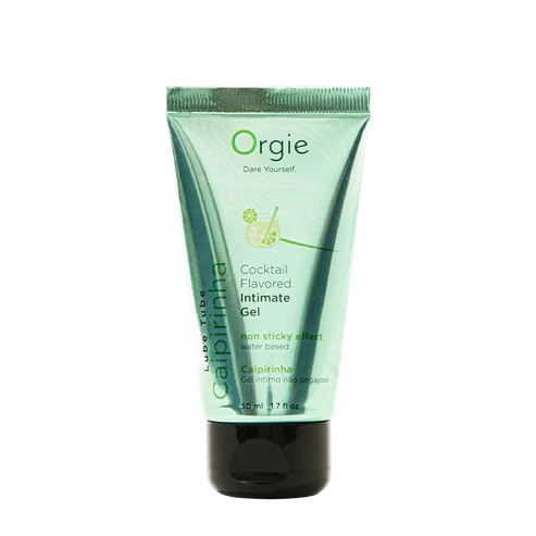 Gel Intim Kissable pe Baza de Apa Lube Tube Cocktail Caipirinha, 50 ml