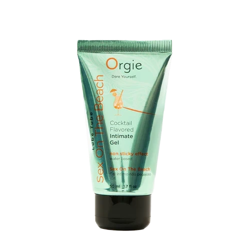 Gel Intim Kissable pe Baza de Apa Lube Tube Cocktail Sex On The Beach, 50 ml