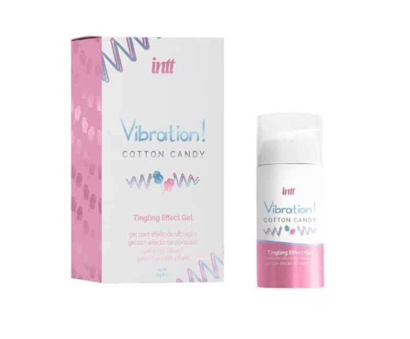 Gel cu Efect Vibrator Aroma Vata pe Bat 15 ml