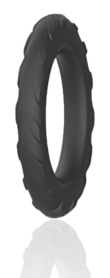 Inel Penis Tyre, Silicon Lichid, Negru, Guilty Toys, Mighty Warrior