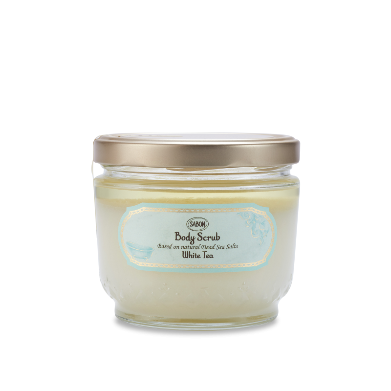 Exfoliant pentru corp White Tea, 600g, Sabon