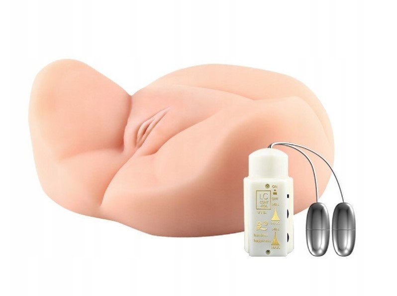 Masturbator Realist Jessica Marie cu Vibratii, TPR Life-Like, Natural, 2.9 kg