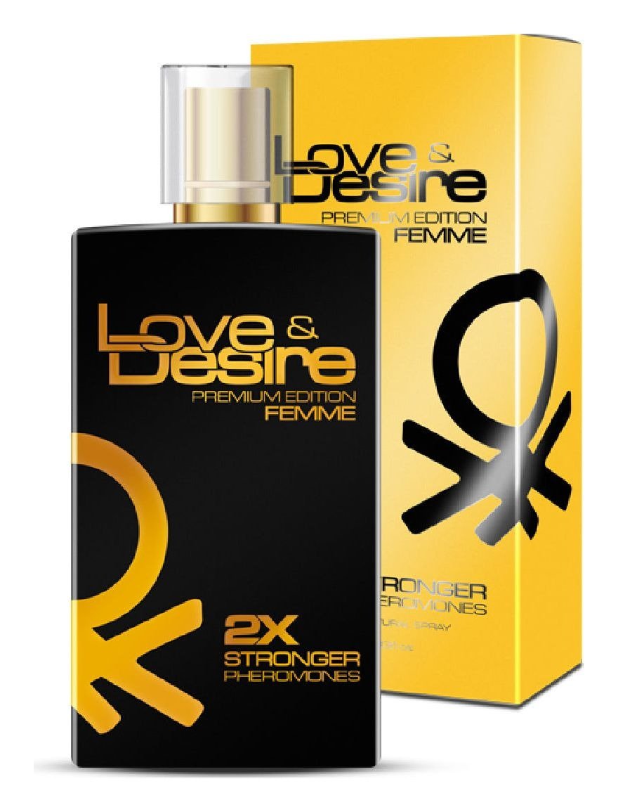 Parfum natural cu feromoni Love & Desire Premium, pentru femei, 100 ml