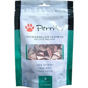 Recompensa caini Perrito Dog & Cat Chicken & Pollock Sandwich 100 gr