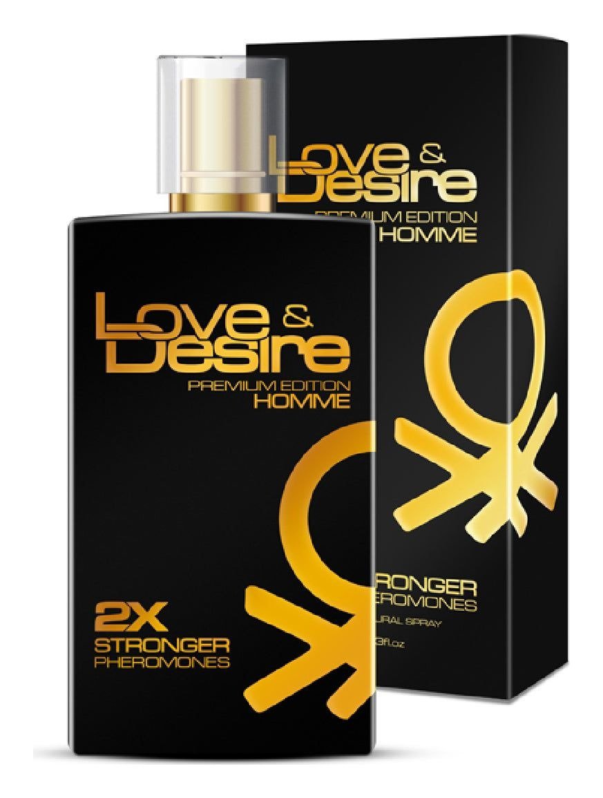 Parfum natural cu feromoni Love & Desire Premium, pentru barbati, 100 ml