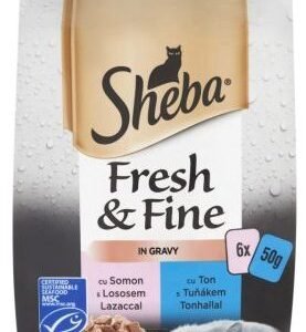 Sheba Minipouch Selectii De Somon/Ton 6 X 50 g