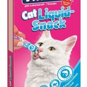 Vitakraft Snacks Pisica Liquid Somon/Omega3 6 X 15 g