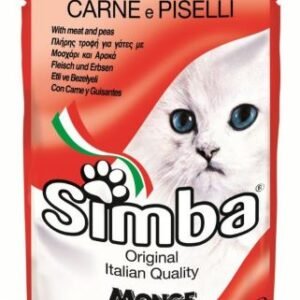 Simba Cat Plic Carne/Mazare 100 g