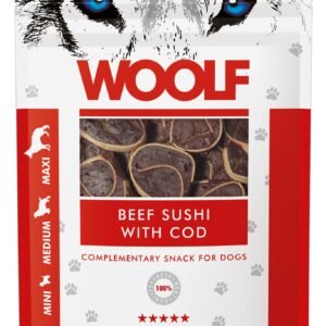 WOOLF DOG SNACKS Beef Sushi with Cod 100g