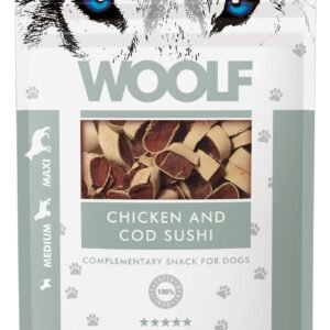 WOOLF DOG SNACKS Chicken and Cod Sushi 100g