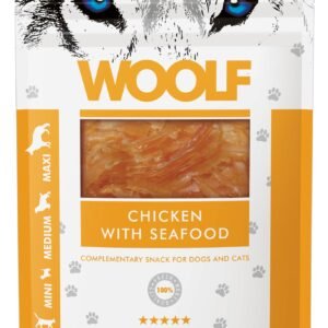 WOOLF DOG SNACKS Chicken and Seafood 100g