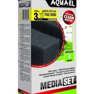 Aquael Burete Filtru Uni 750/1000 3 Buc/Set 113914