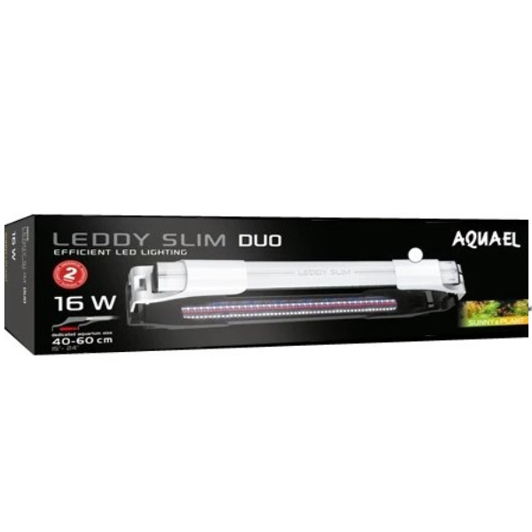 Aquael Lampa Led 16 W Duo Sunny/Planta 60 CM Neagra 115558