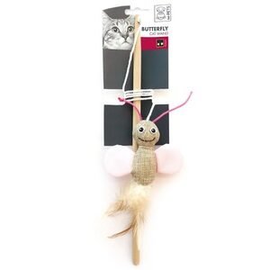 Bagheta pentru pisici, M-PETS BUTTERFLY, 35 cm