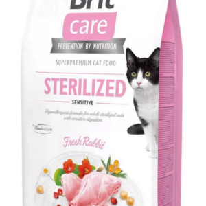 Brit Care Cat Grain-Free Sterilized Sensitive, hrana uscata fara cereale pentru pisici sterilizate, 7 kg