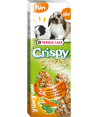 Versele Laga Batoane cu Morcov si Patrunjel pentru Iepuri si G-Pig - 2 bucati 110 g