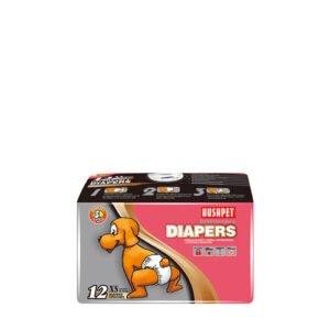 Scutece pentru caini de talie mica HushPet XS, 12 bucati