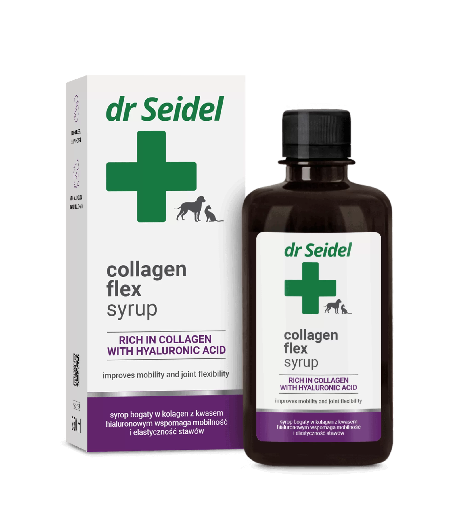 Sirop pentru susținerea mobilității și flexibilității articulațiilor, Dr. Seidel COLLAGEN FLEX SYRUP, 250 ml