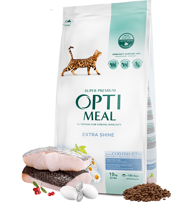 Hrana uscata pentru pisici adulte, Super Premium OPTIMEAL DRY FOOD, cod, 10kg
